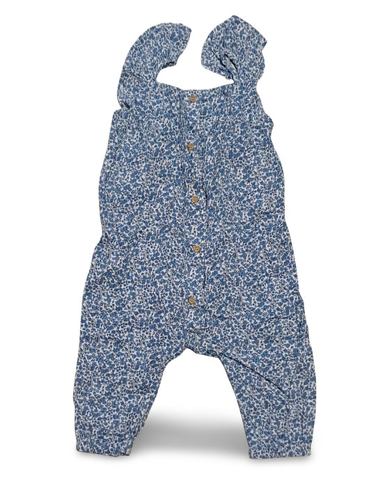 Jumpsuite lang Blumen - Gr. 74