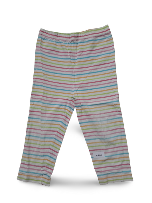 Gestreifte Leggings Pastellfarben - Gr. 92