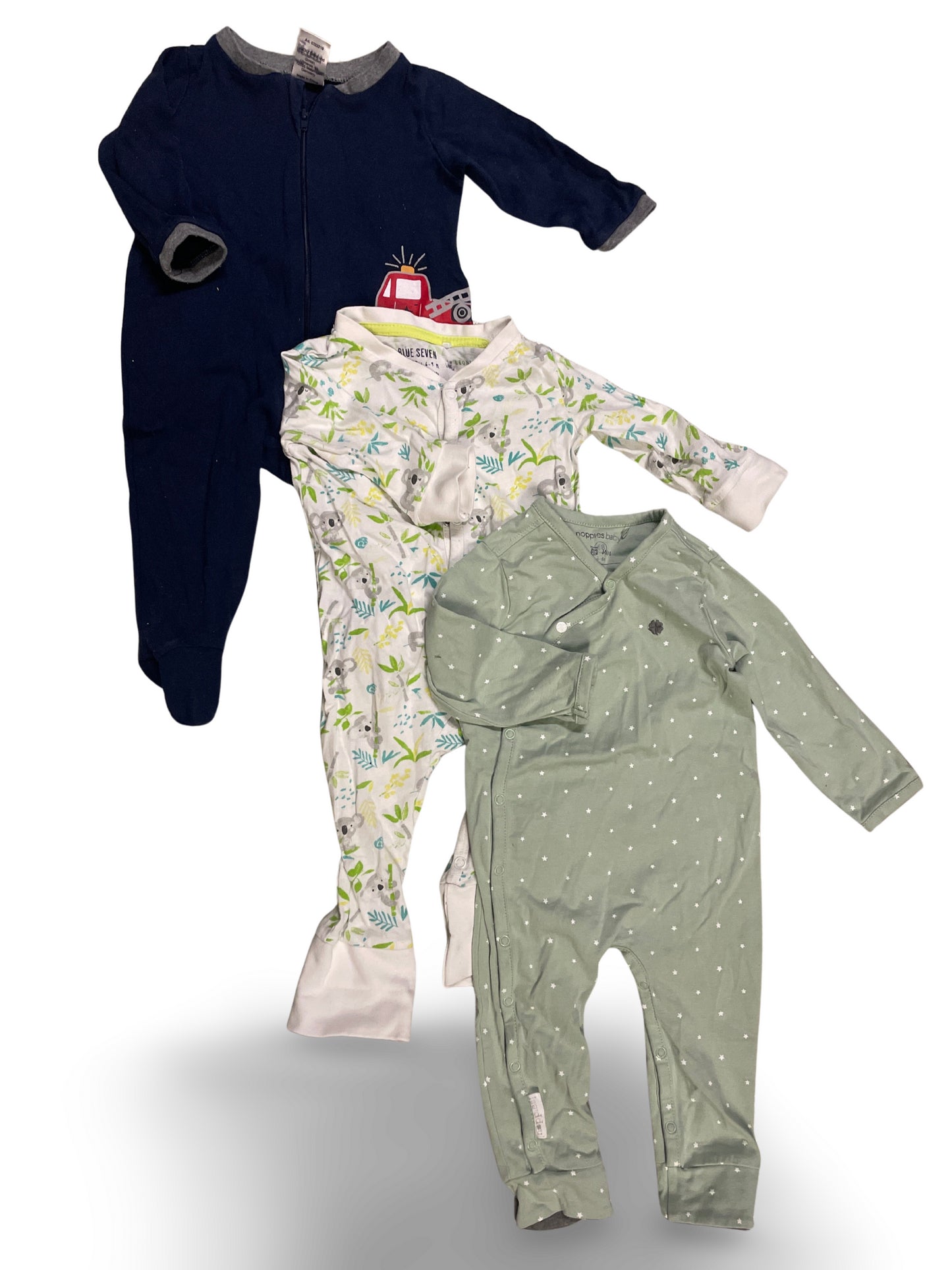 3er Bundle - Strampler lang - Gr. 68