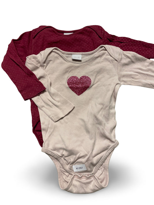 2er Bundle Langarmbodys - Gr. 74