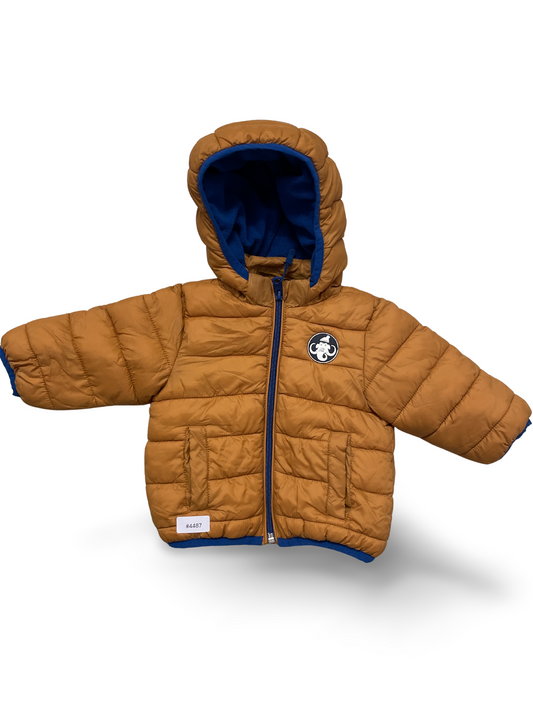 Gesteppte Babyjacke mit Kapuze - Gr. 68