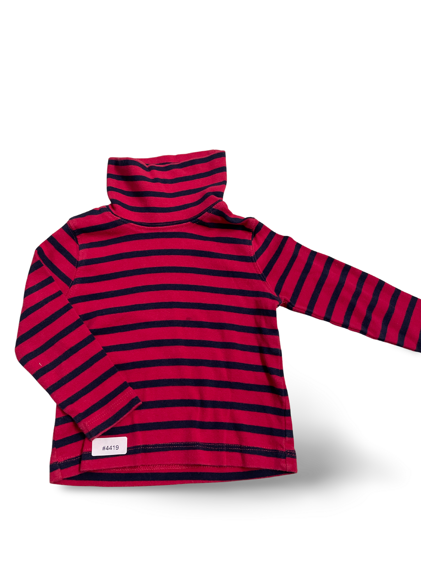 Gestreiftes Rollkragen-Shirt - Gr. 86
