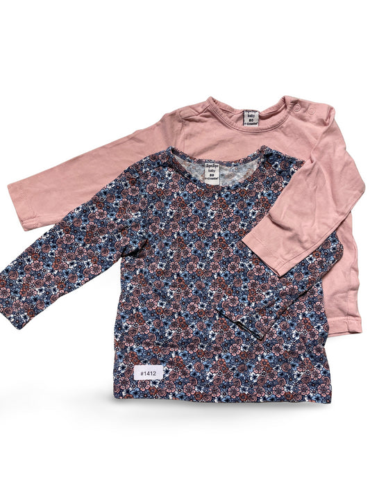 2er Bundle Langarmshirts - Gr. 80