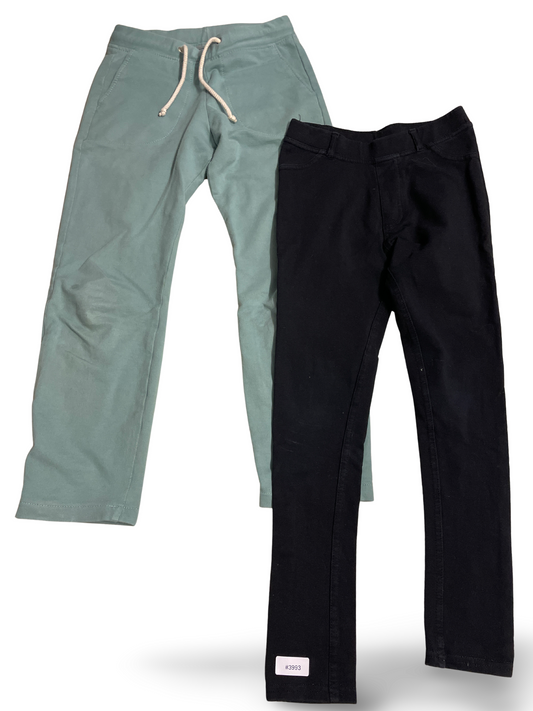 Mintgrüne Jogginghose und schwarze Leggings - Gr. 3993