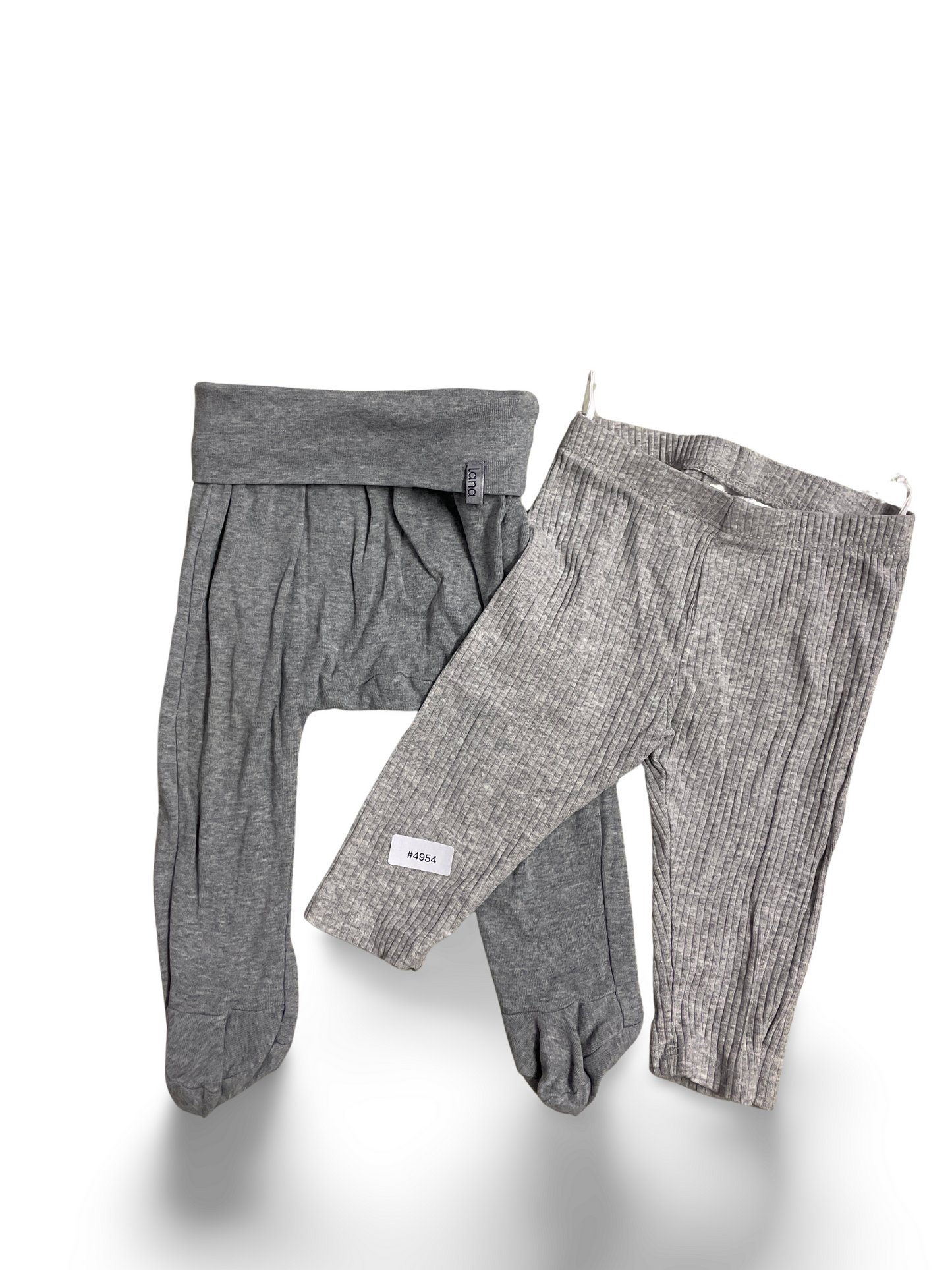 Graue Strumpfhose und graue Leggings - Gr. 74