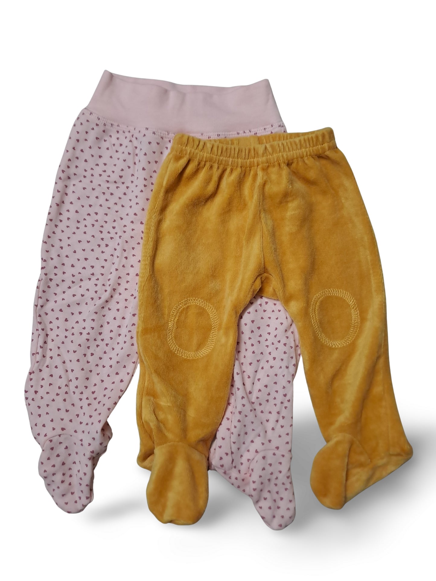 2er Bundle - Leggings mit Füssen - Gr. 62