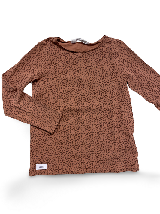 Langarmshirt mit Leo-Muster - Gr. 122