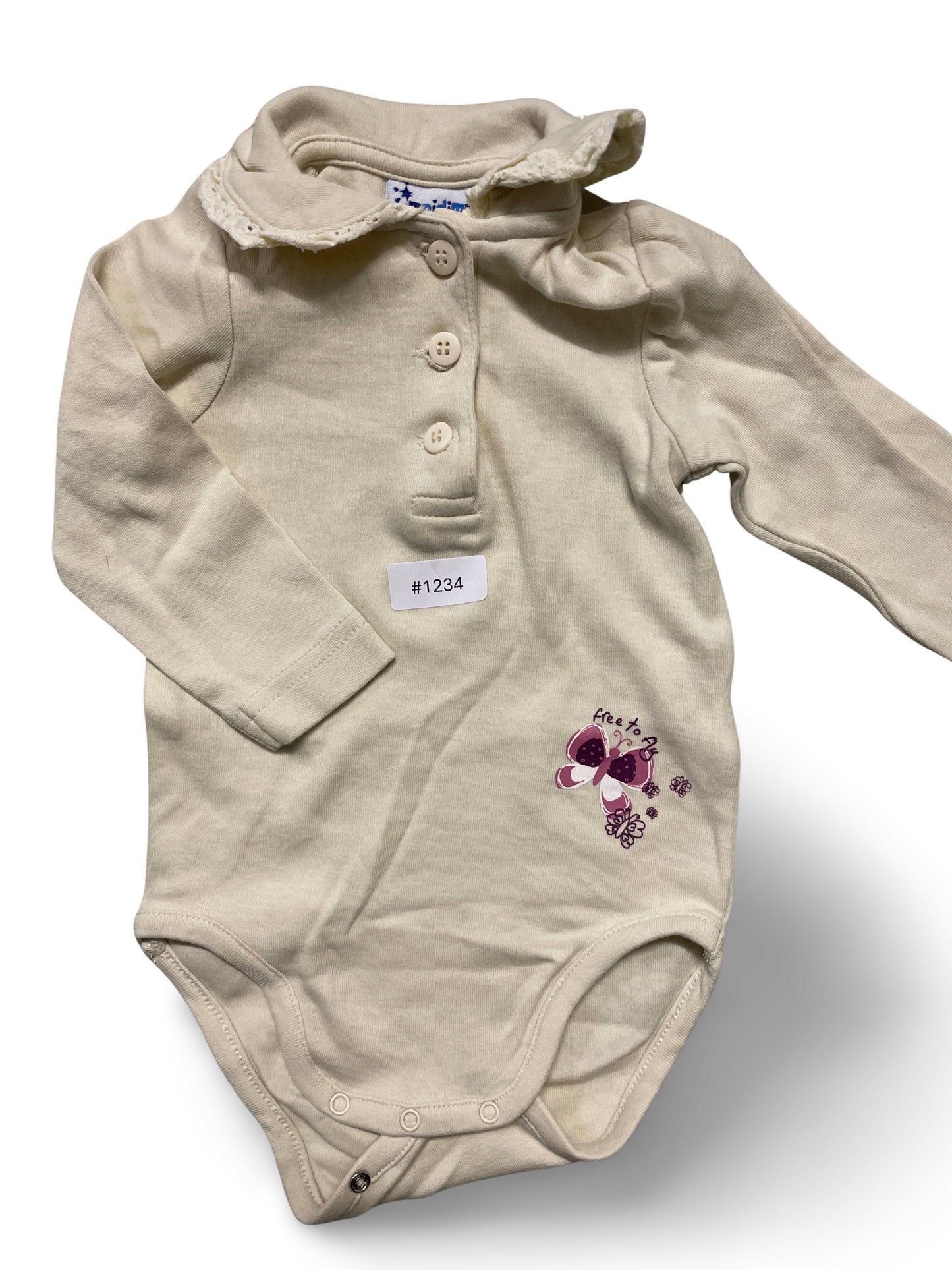 Body mit Kragen - Gr. 62