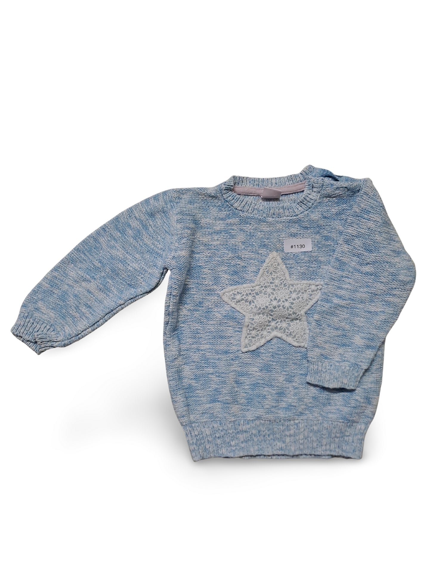 Pullover mit Stern - Gr. 86