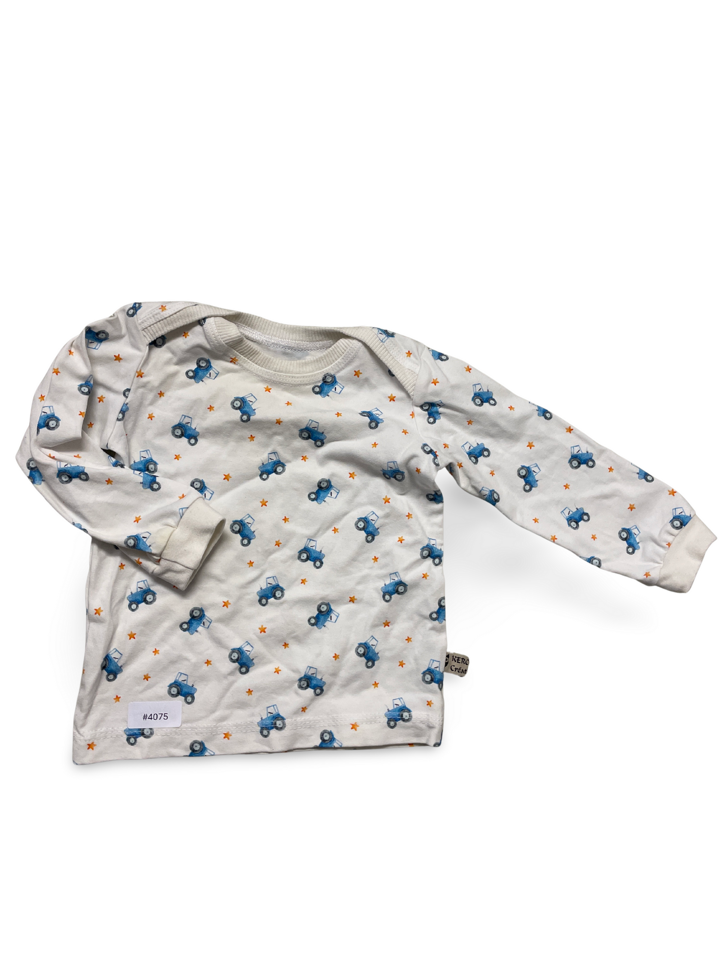 Langarmshirt mit Traktorprint - Gr. 74