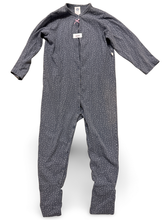 Strampler mit Knopfleiste und Sternenmuster - Gr. 98