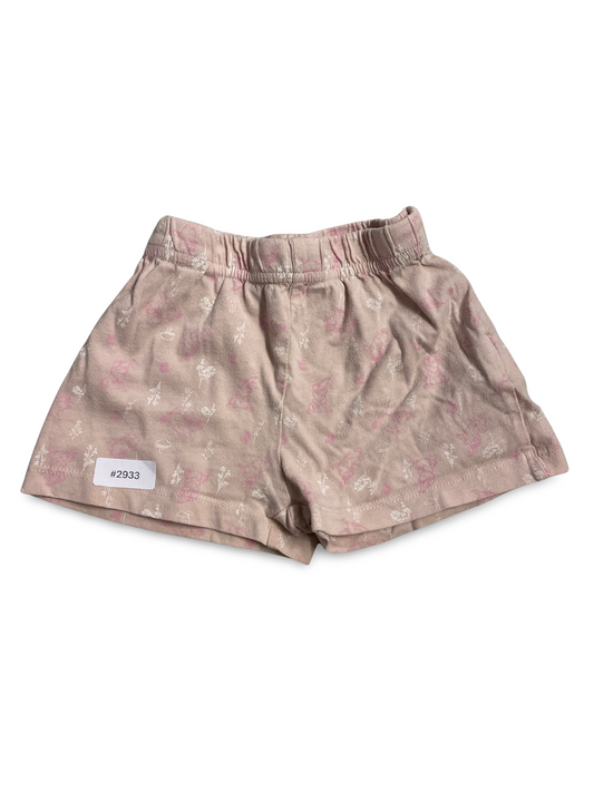 Rosa gemusterte Shorts - Gr. 98