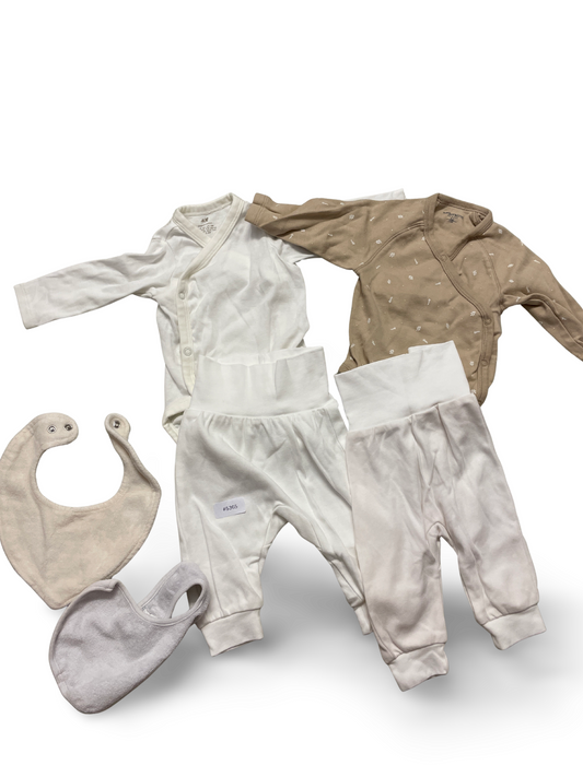 2er Bundle Langarm Wickelbodys - Gr. 62
