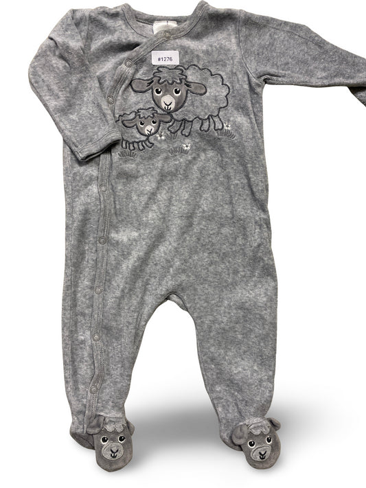 Schlafanzug mit Schaf-Motiv - Gr. 68