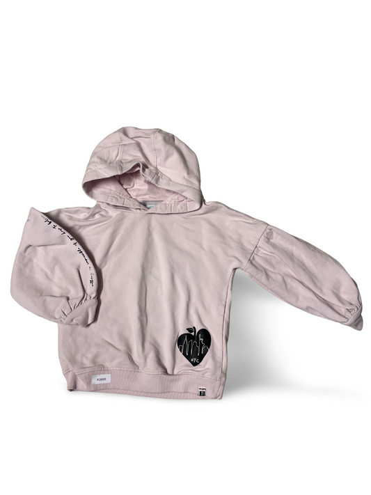 Rosa Hoodie mit NYC Herz - Gr. 122