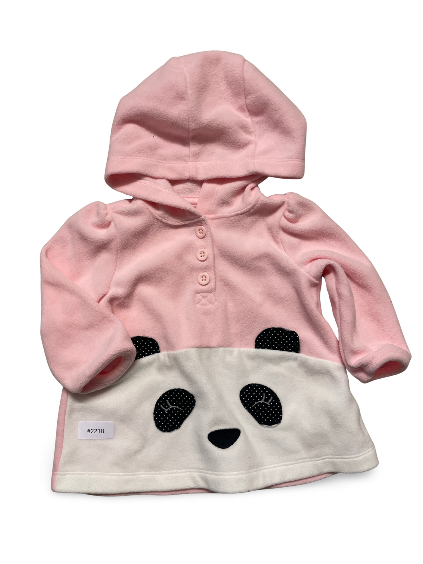 Kapuzenpullover mit Panda-Motiv - Gr. 68