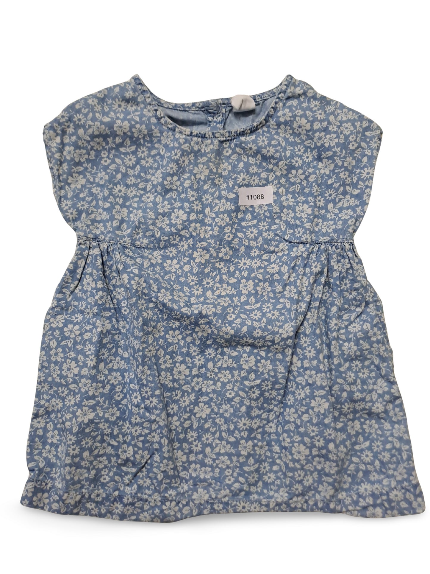 Kleid mit Blumenmuster - Gr. 92