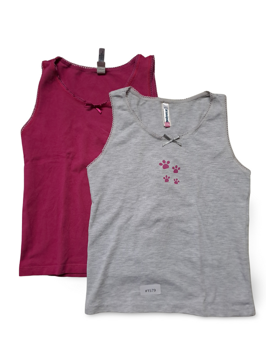 2er Bundle Kinder Unterhemden - Gr. 98