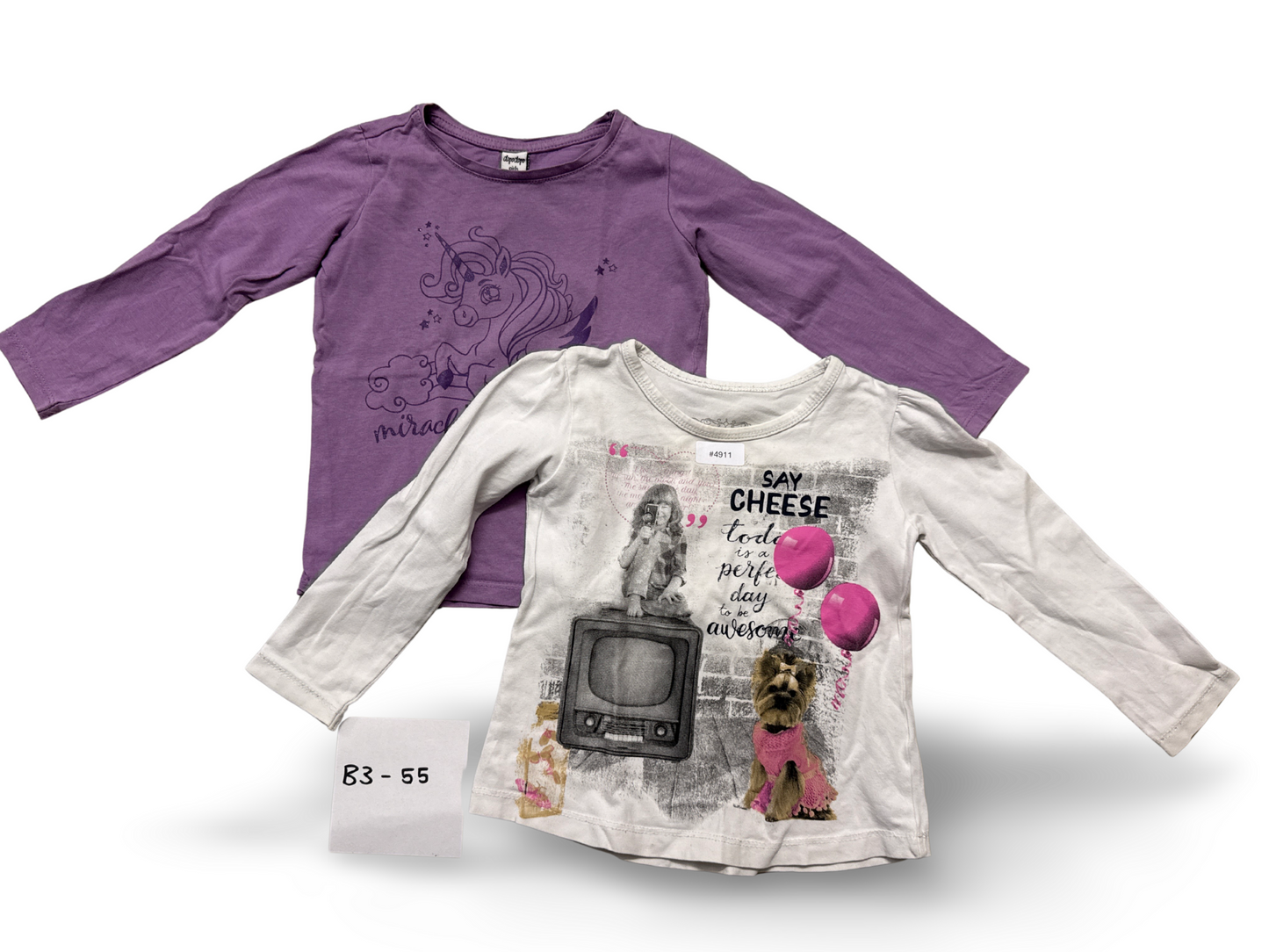 2er Bundle Langarmshirts bedruckt - Gr. 98