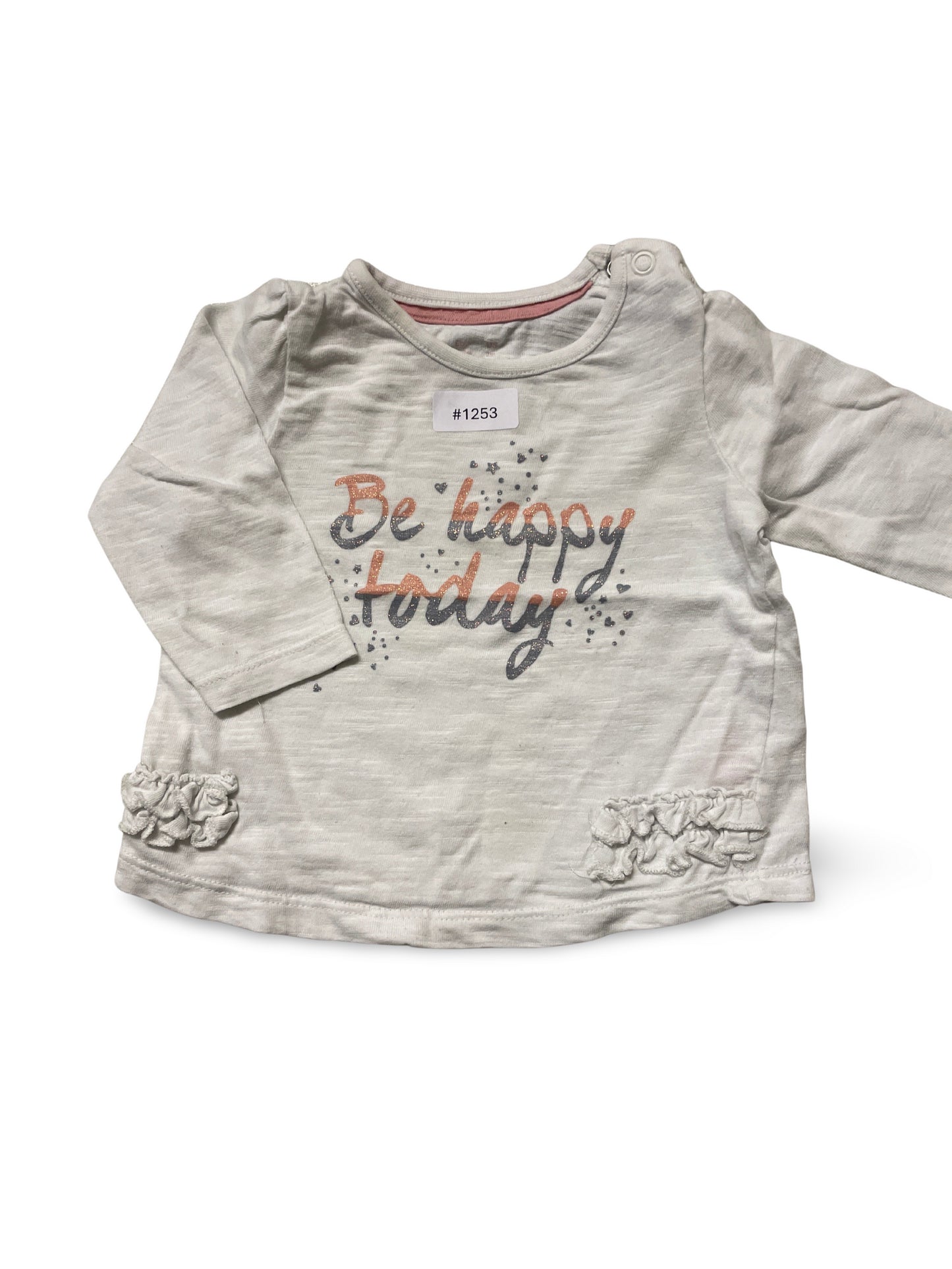 Be happy today Shirt - Gr. 62