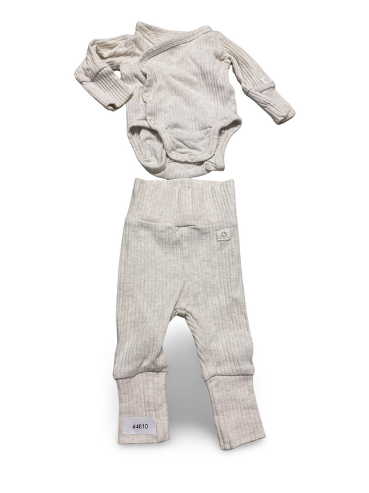 Babyset Wickelbody und Leggings - Gr. 50