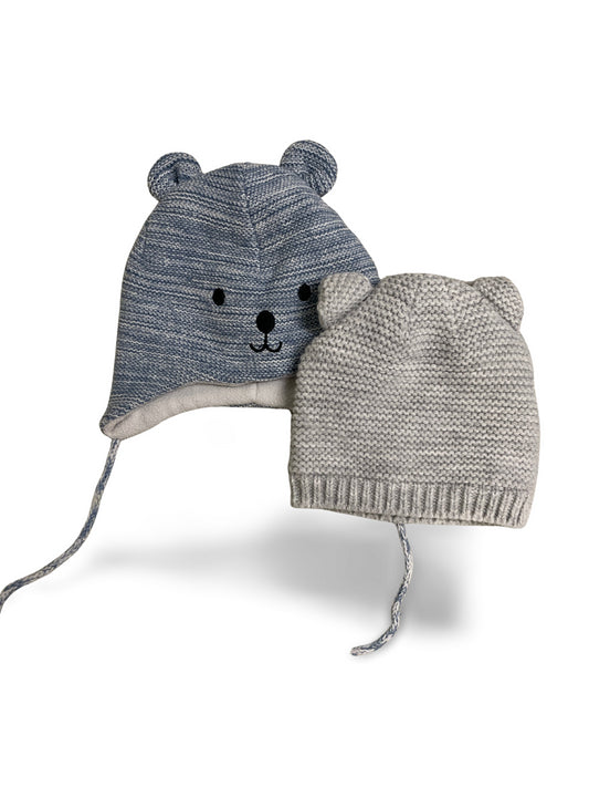 2er Bundle - Mützen Teddy - Gr. 56