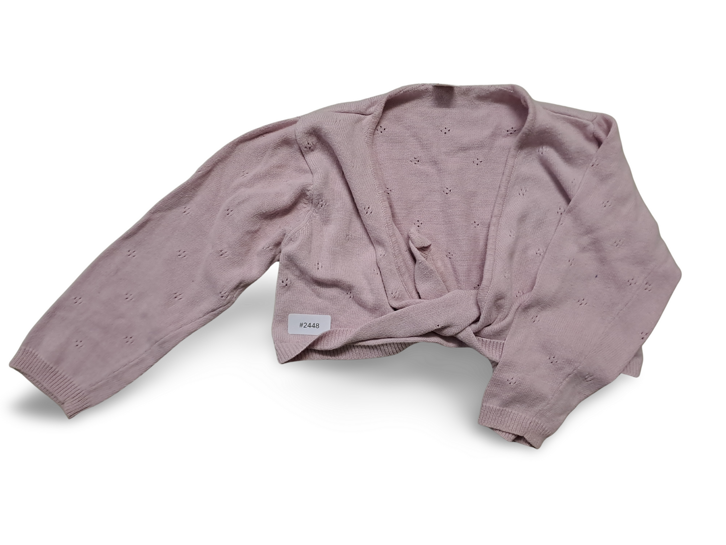 Kurzcardigan mit Knoten - Gr. 92