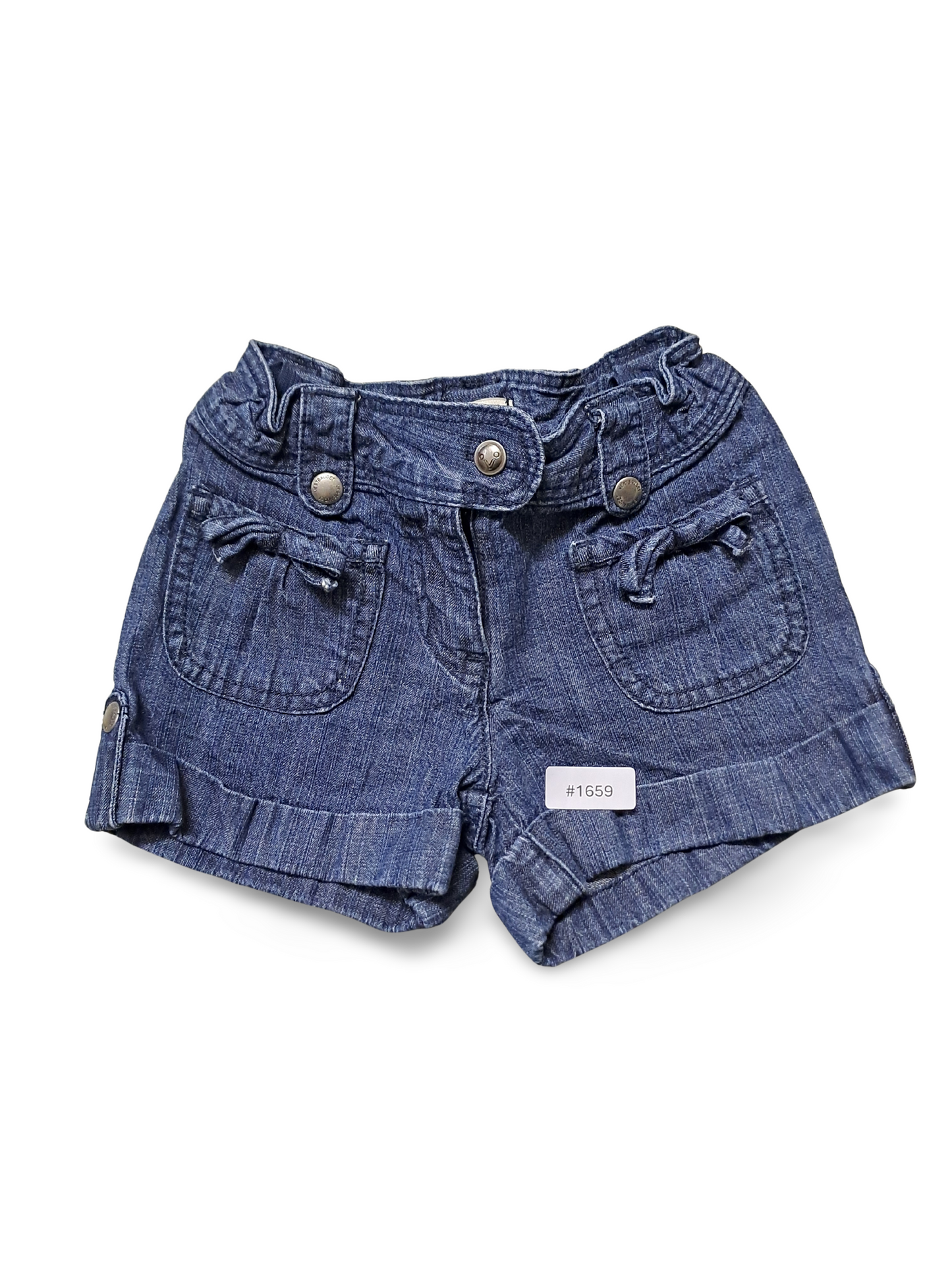 Jeansshorts mit Taschen - Gr. 92