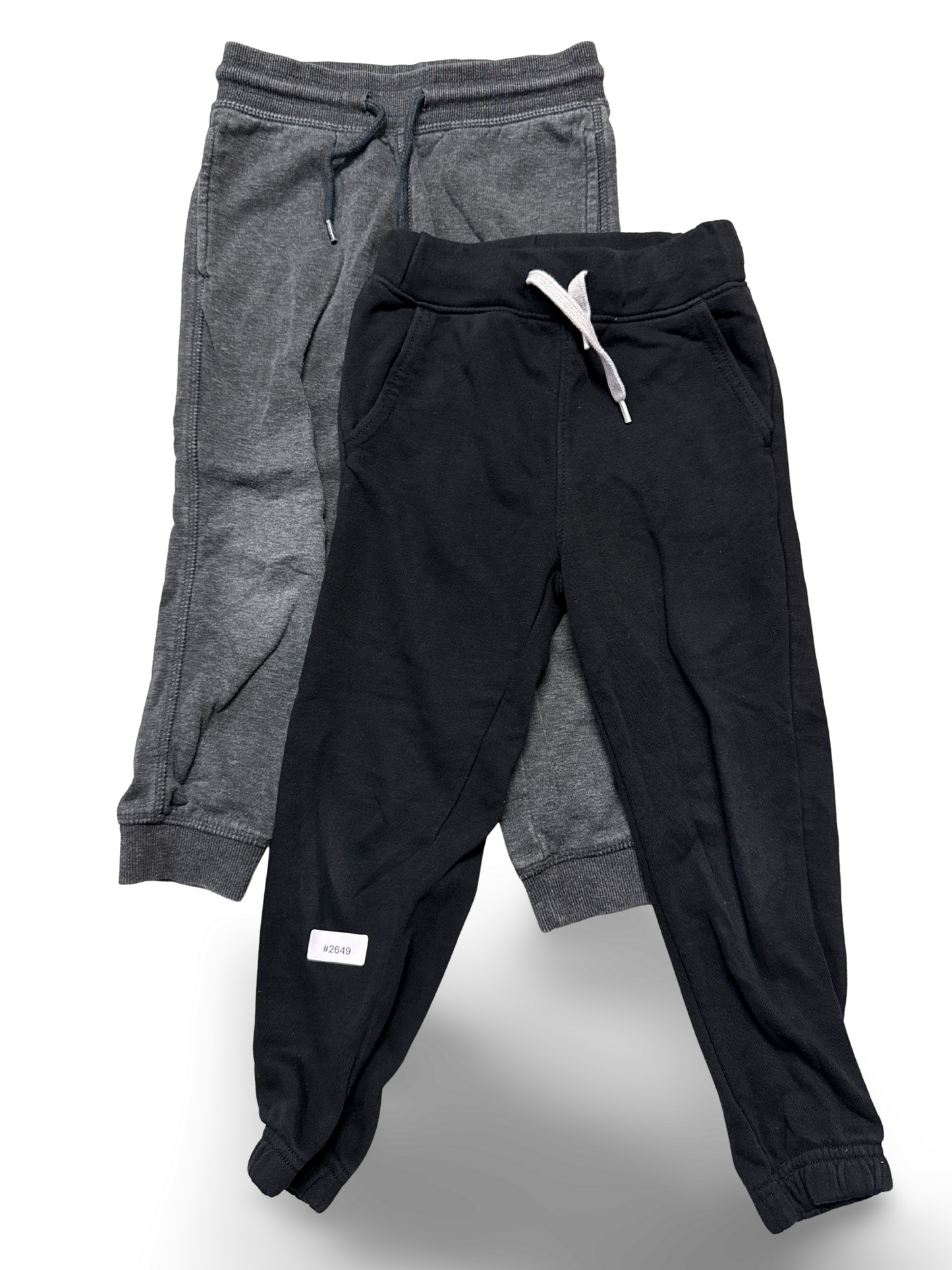 2er Bundle Jogginghosen schwarz und grau - Gr. 104