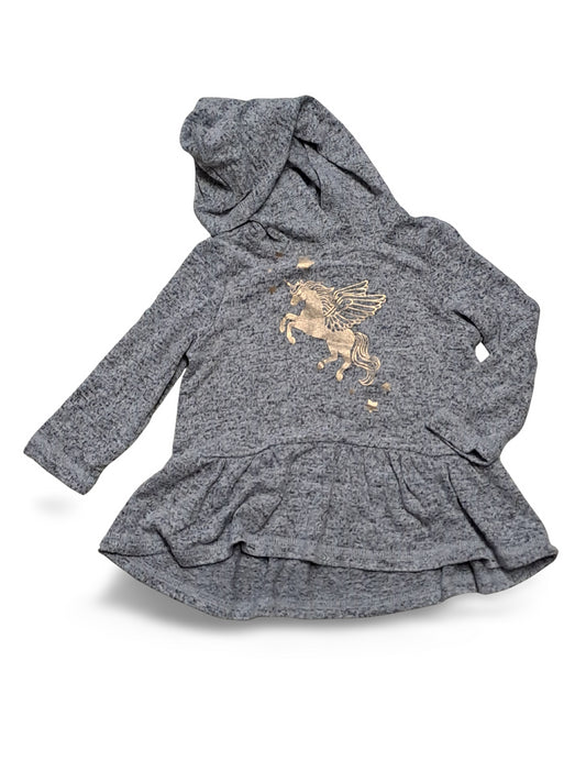 Pullover lang Einhorn - Gr. 74