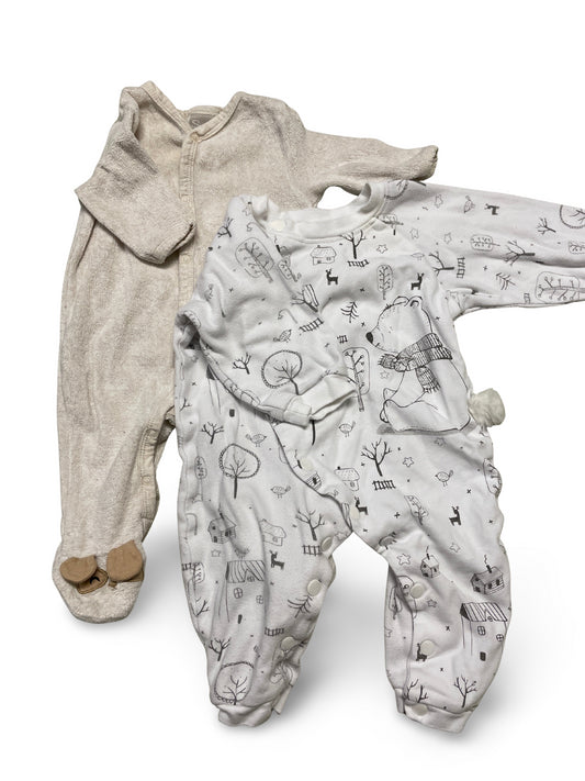 2er Bundle Strampler lang  - Gr. 56