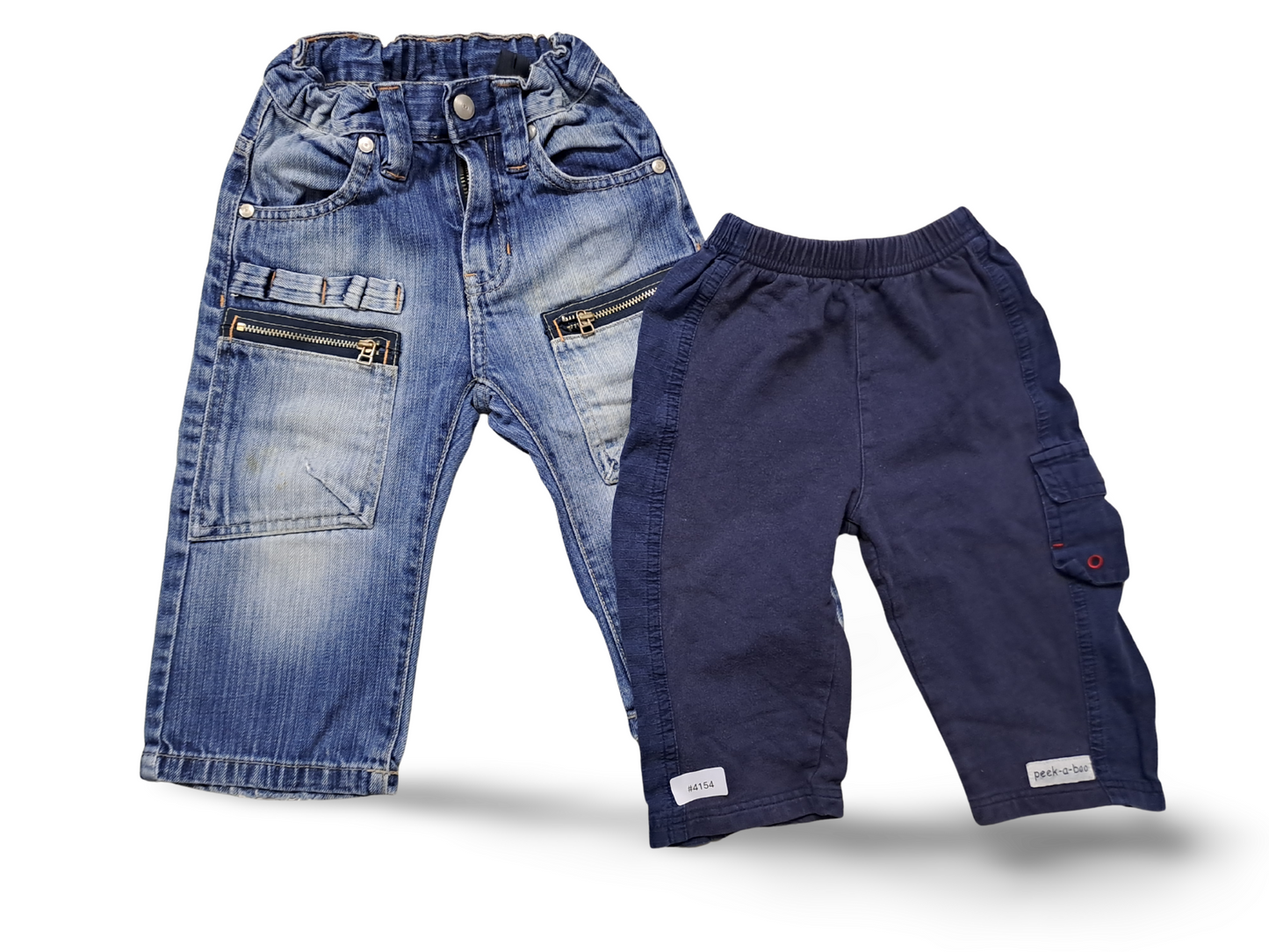 Jeanshose und Jogginghose - Gr. 86