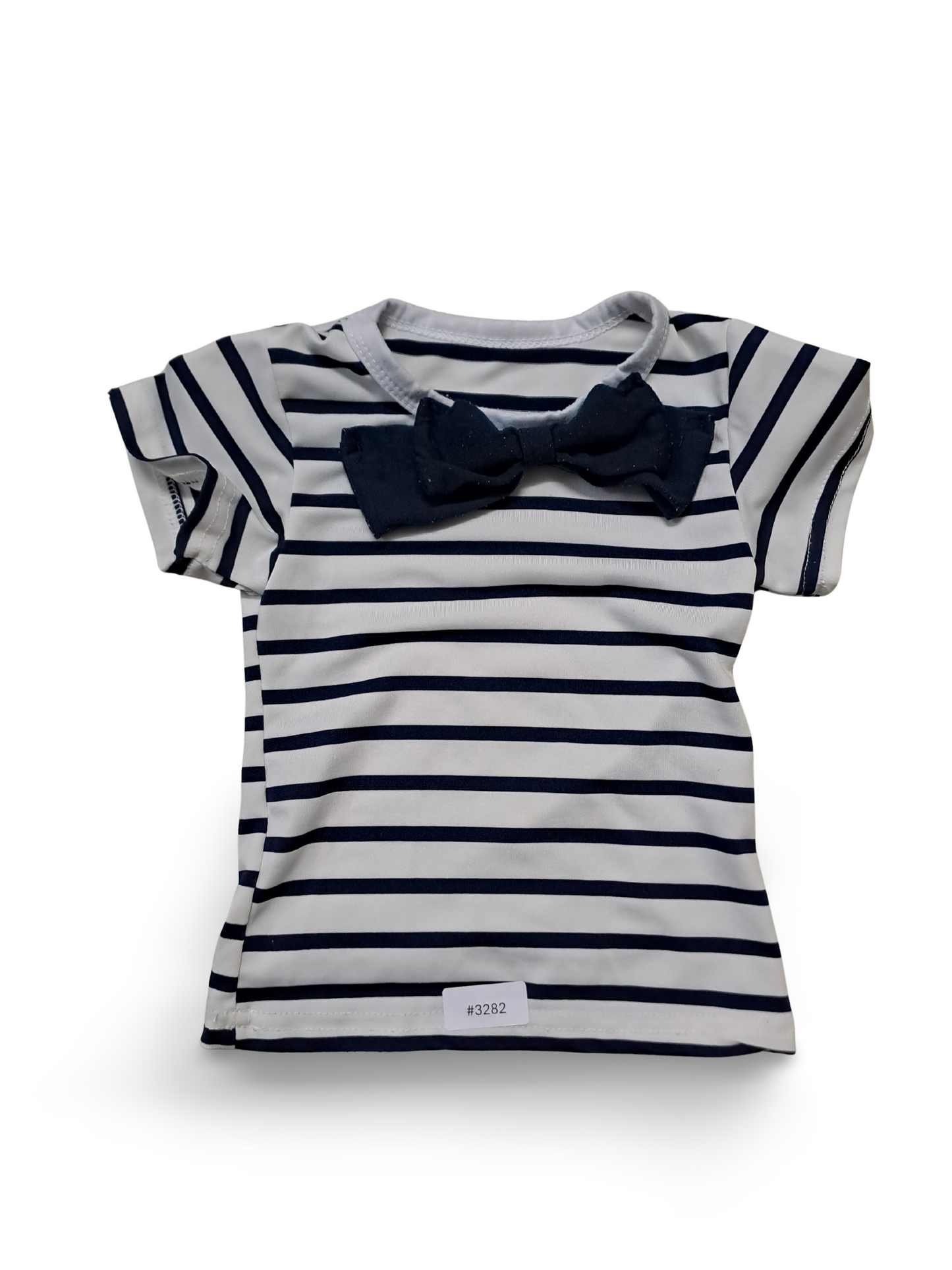 Gestreiftes T-Shirt mit Schleife - Gr. 86