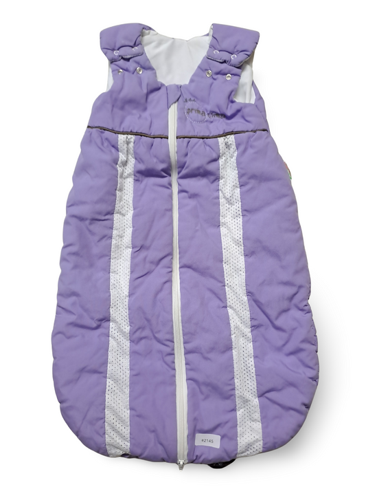 Lila Babyschlafsack mit Reissverschluss - Gr. 74