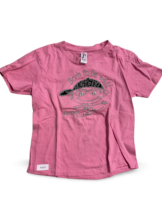 Rosa T-Shirt mit Print - Gr. 122