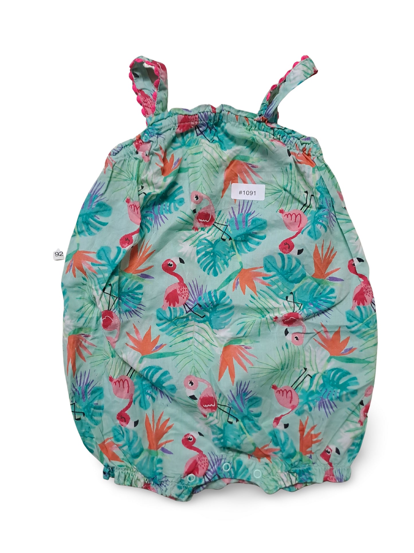 Overall mit Flamingo-Muster - Gr. 92