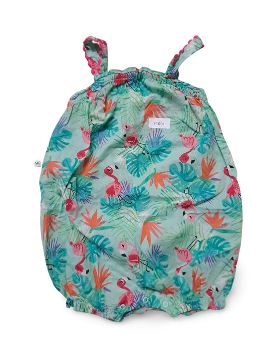 Overall mit Flamingo-Muster - Gr. 92