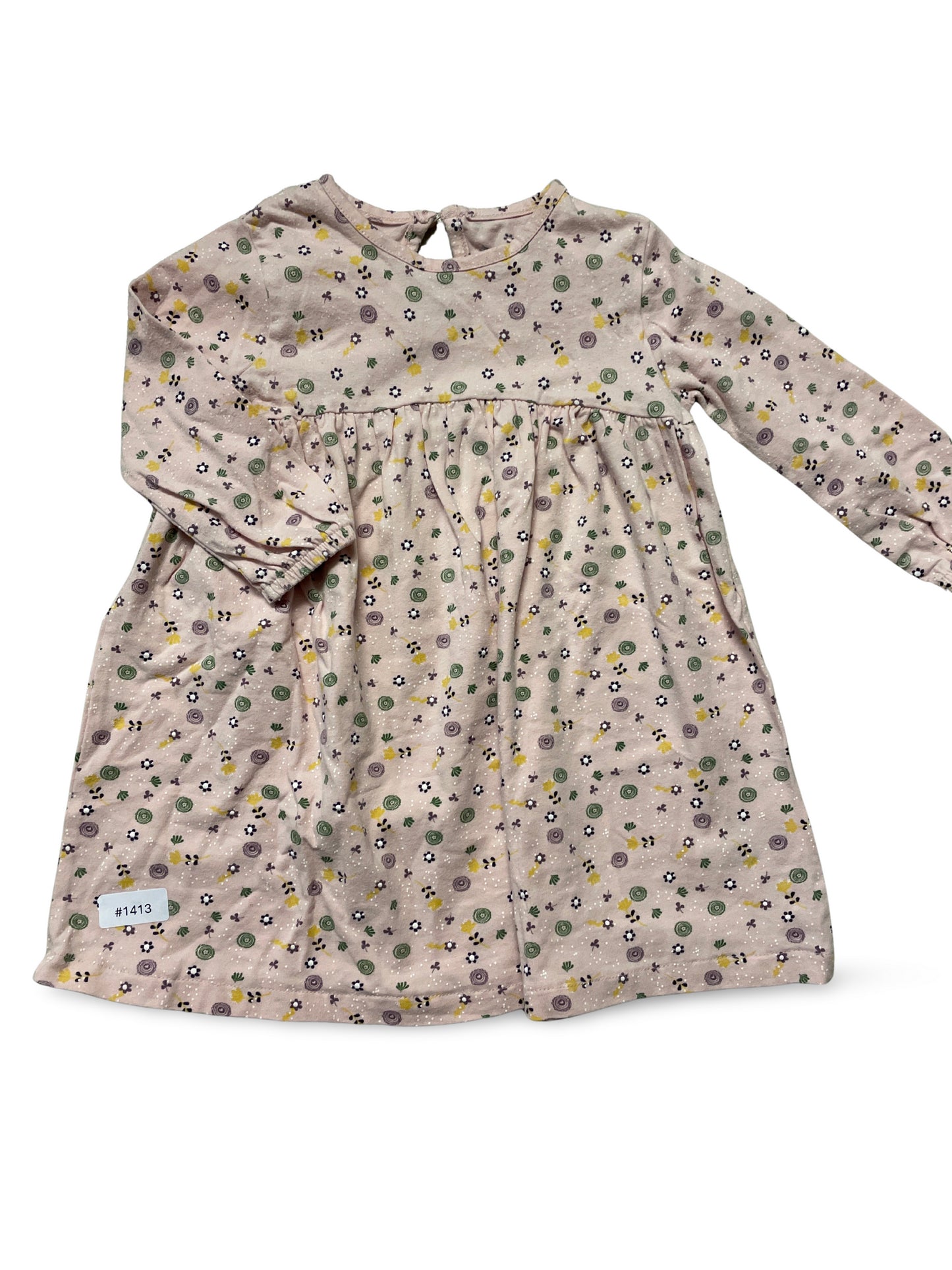 Kleid mit langen Ärmeln - Gr. 80