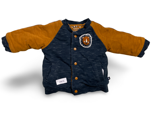 Babyjacke mit Löwenpatch - Gr. 68