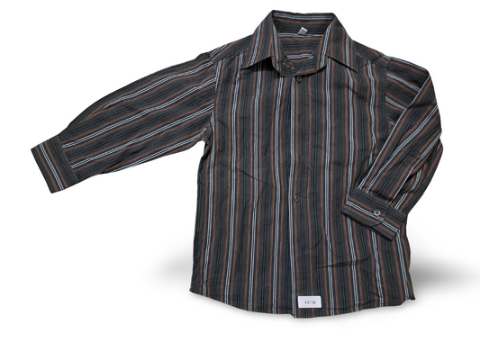 Gestreiftes Langarmhemd - Gr. 104