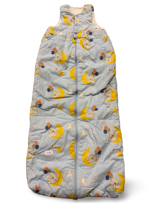 Schlafsack mit Mond- und Teddymotiv - Gr. 110