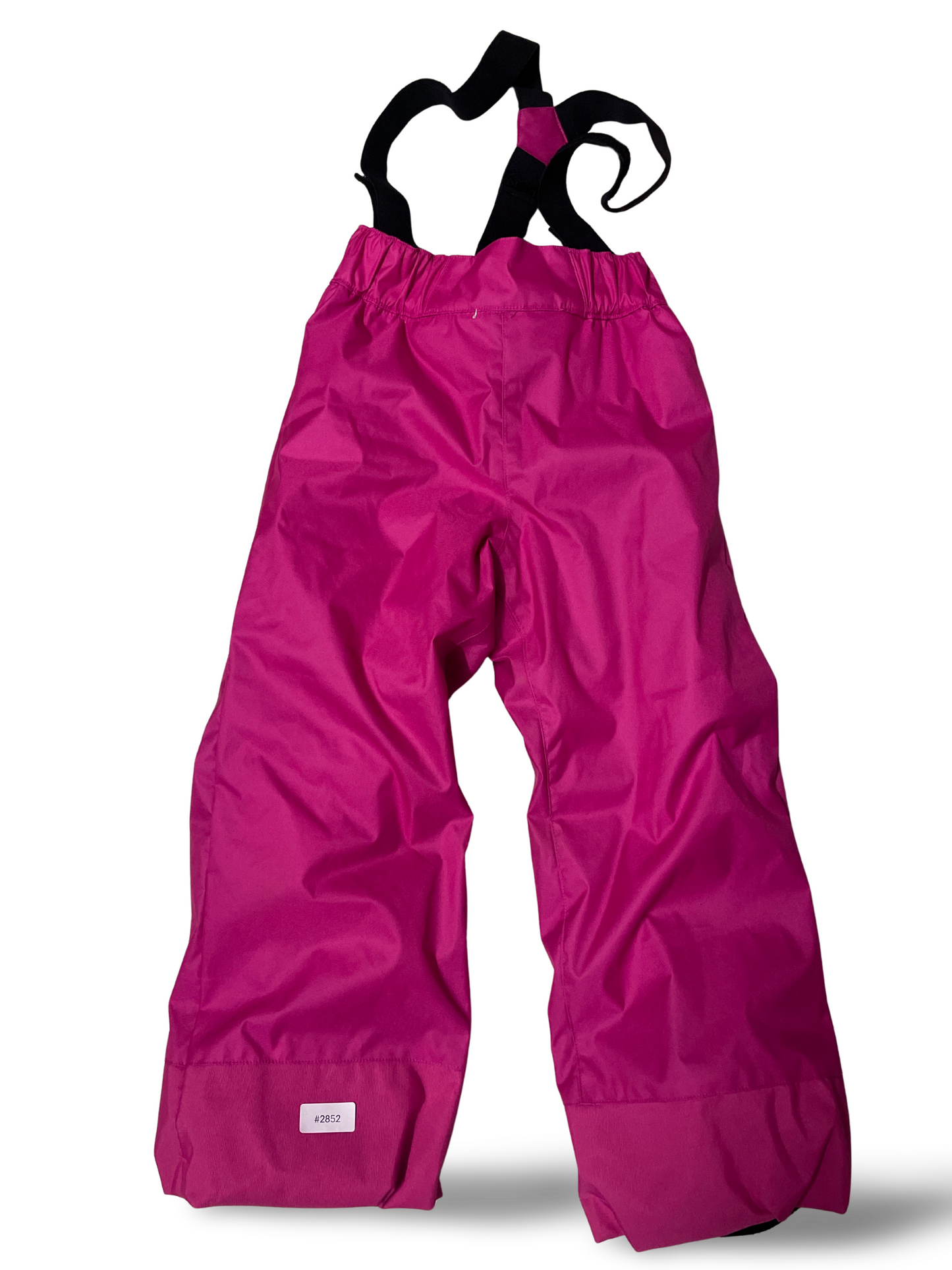 Pink Schneehose mit Trägern - Gr. 104