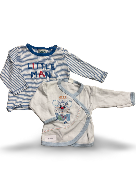 2er Bundle Langarmshirts - Gr. 56