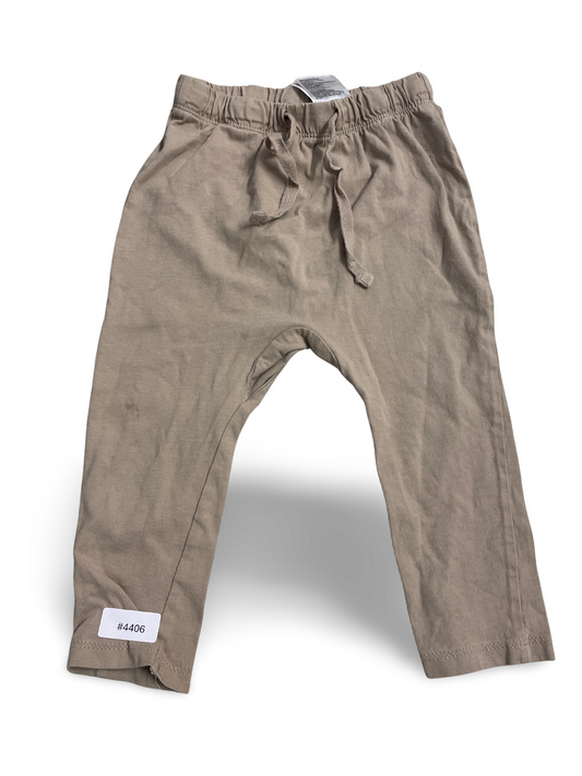Beige Baumwollhose mit Tunnelzug - Gr. 86