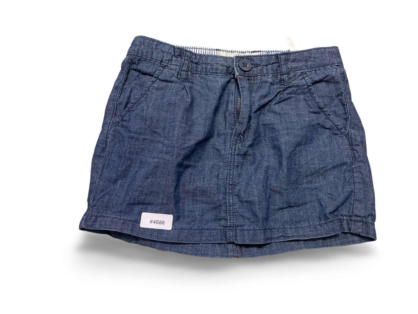 Jeansrock mit Taschen - Gr. 128