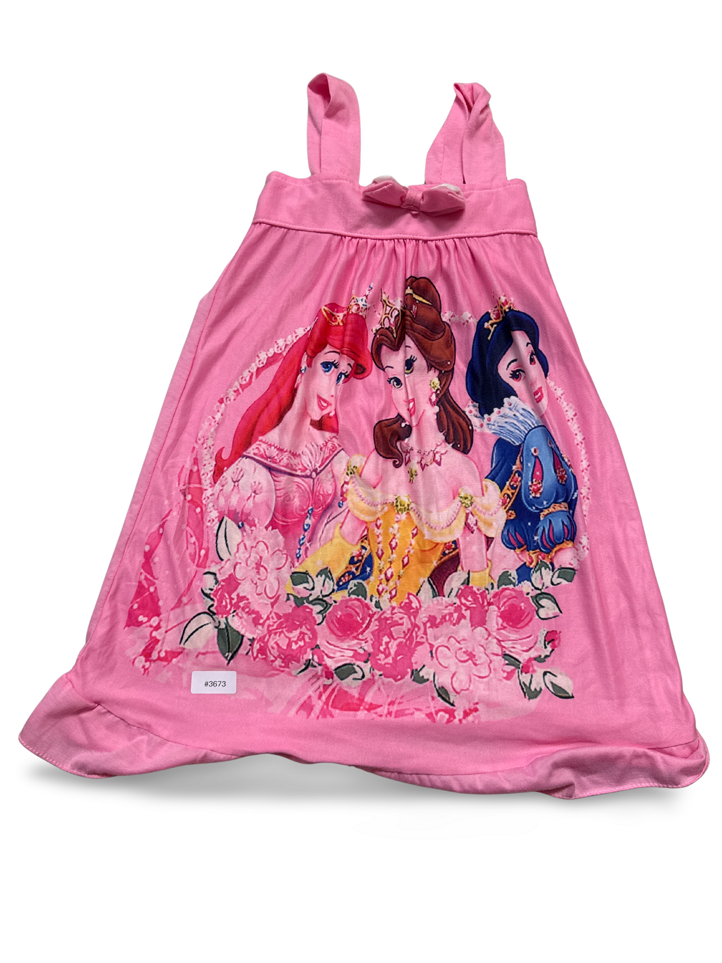 Trägerkleid mit Prinzessinnen-Print - Gr. 110