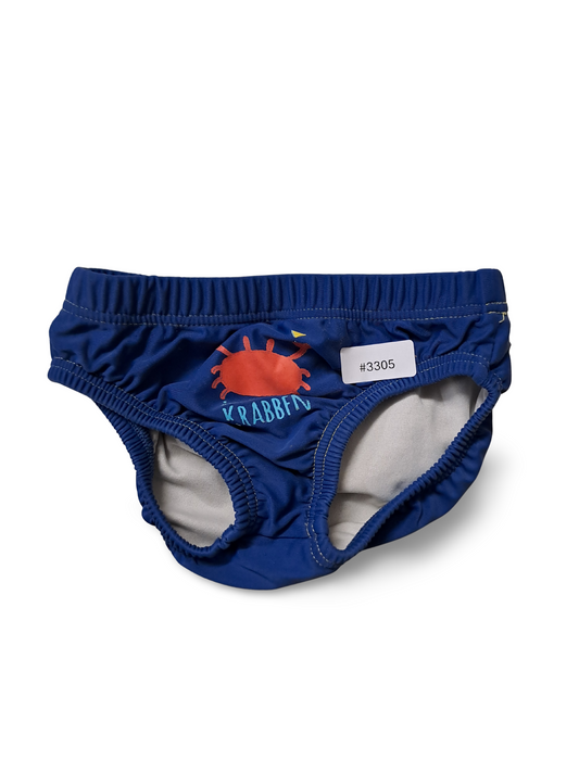 Swim diaper pants with crab motif - size 74