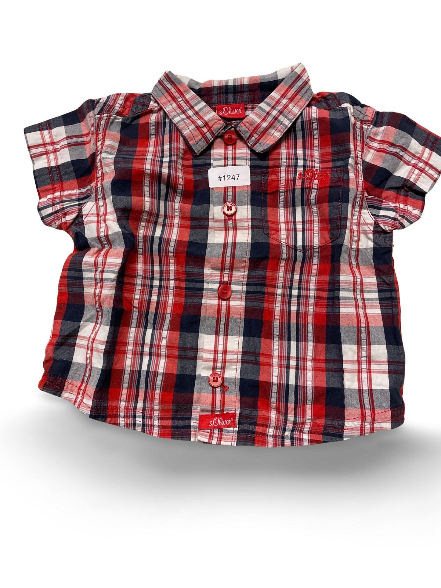 s.Oliver Kurzarmhemd - Gr. 62