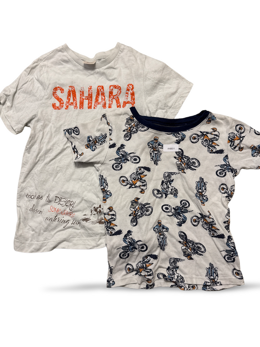 2er Bundle Bedruckte T-Shirts - Gr. 110