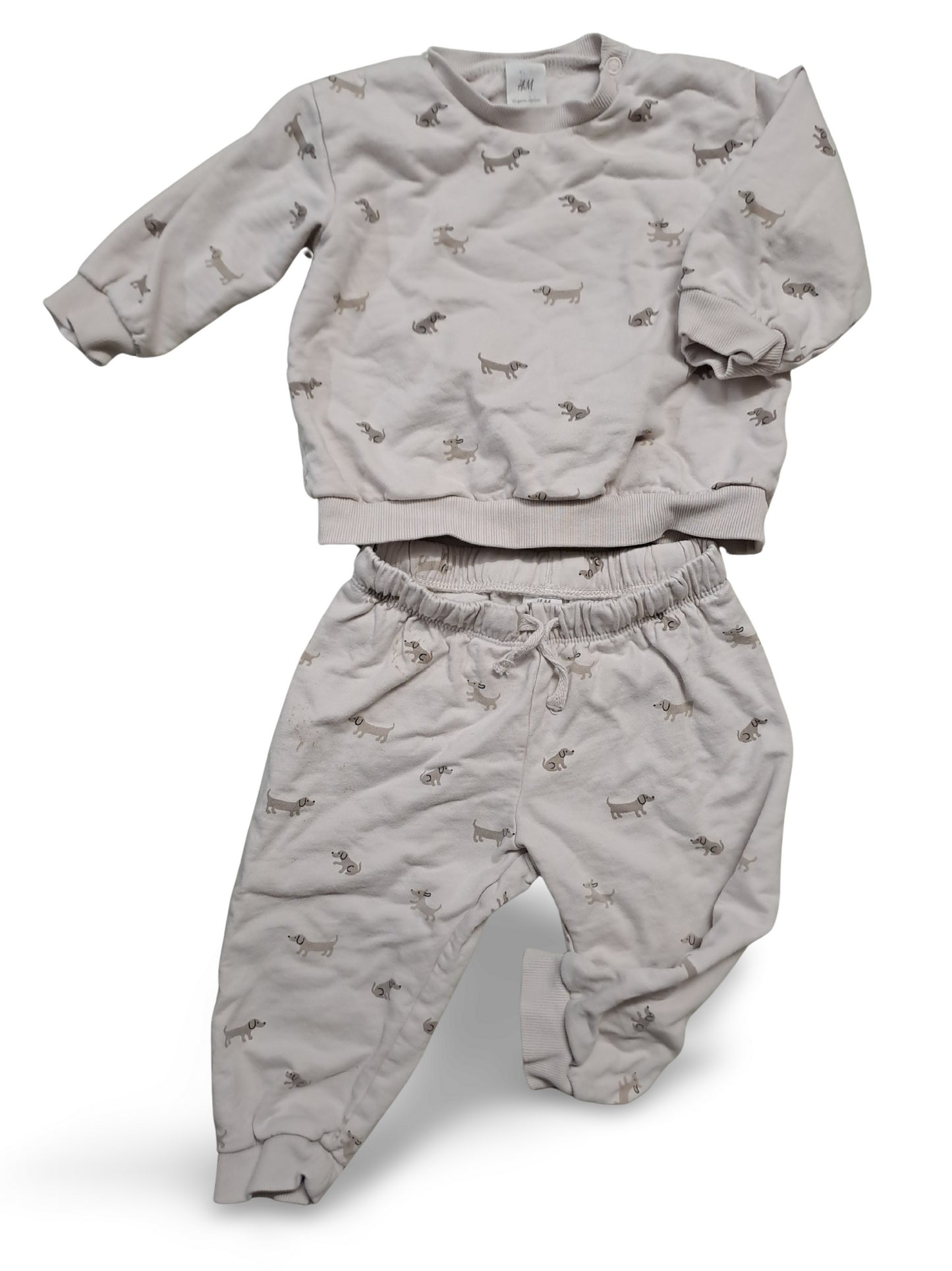 2er Set - Jogginganzug Dackel - Gr. 80